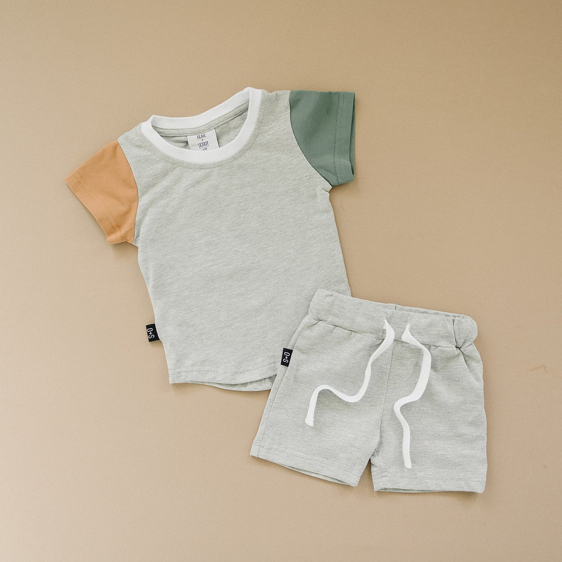 MODERN COLOR BLOCK SHORT SET
